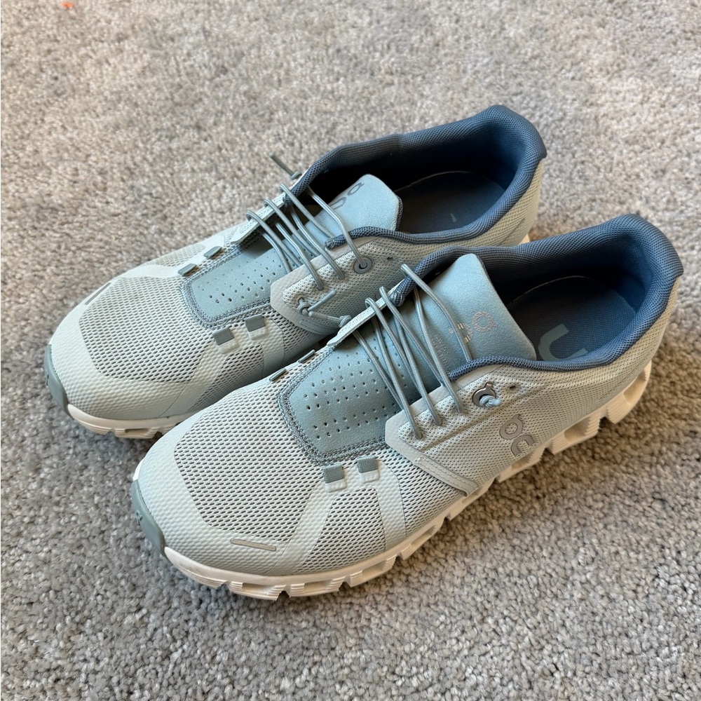 On Running Light Blue Athletic Shoes